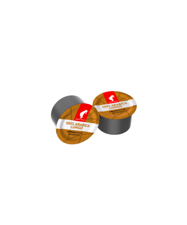 KAFIJAS KAPSULAS "LUNGO ARABICA PROFESSIONAL" JULIUS MEINL SADERĪGAS AR LAVAZZA BLUE SISTĒMU