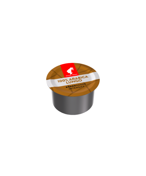 KAFIJAS KAPSULAS "LUNGO ARABICA PROFESSIONAL" JULIUS MEINL SADERĪGAS AR LAVAZZA BLUE SISTĒMU